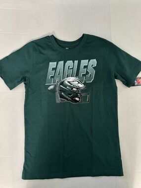 New! Official NFL Philadelphia Eagles T Shirt Youth Size L 14/16
